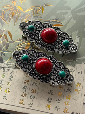 Tibetan - Style Chinese Hair Clip - Jianxi Hanfu