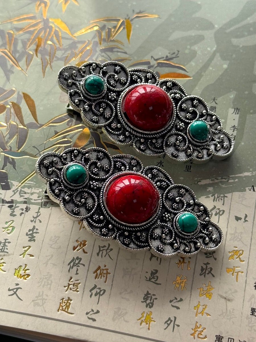 Tibetan - Style Chinese Hair Clip - Jianxi Hanfu