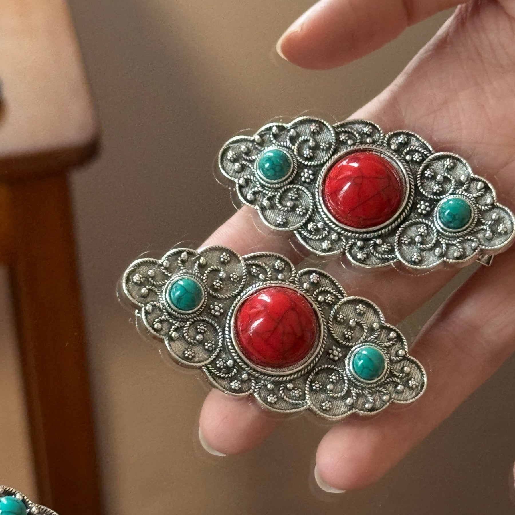 Tibetan - Style Chinese Hair Clip - Jianxi Hanfu