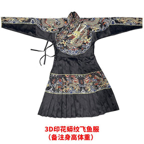 chinese ming dynasty black hanfu feiyufu - Jianxi Hanfu