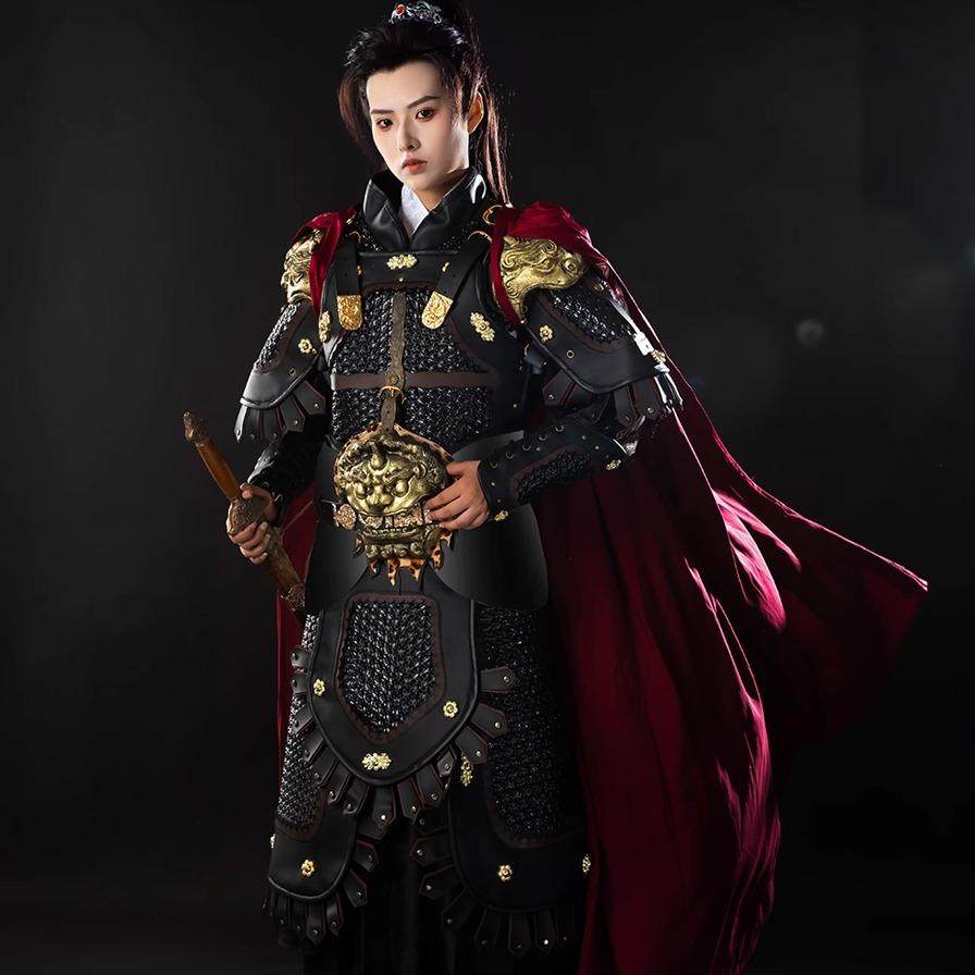 chinese tang dynasty unisex scale armor - Jianxi Hanfu