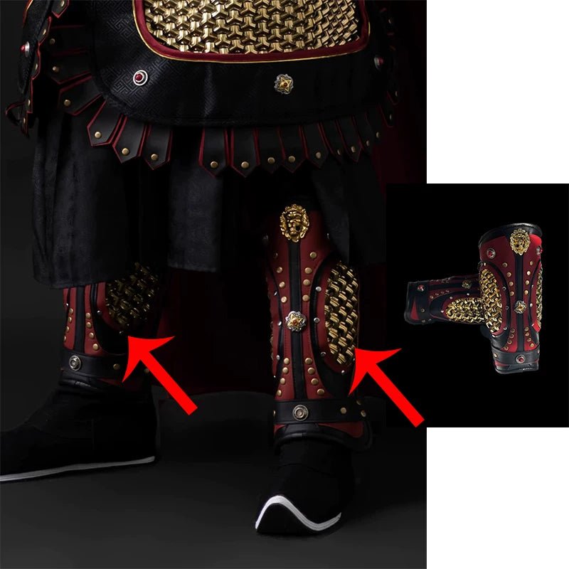 chinese costume men's armor gold jingjia - Jianxi Hanfu