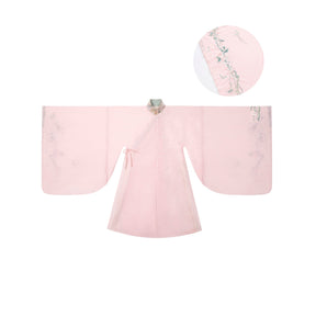 pink summer hanfu dress mamian skirt-Jianxi Hanfu