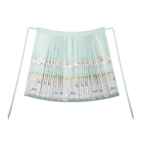 green hanfu dress mamian skirt-Jianxi Hanfu