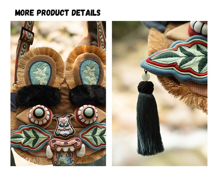 chinese style crossbody bag dragon bag - Jianxi Hanfu