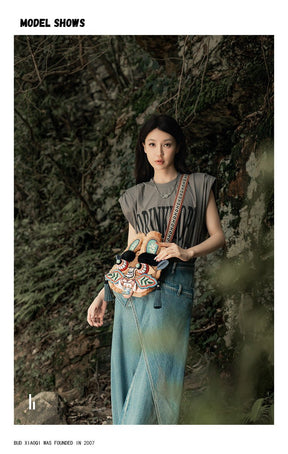 chinese Intangible cultural heritage embroidery bag - Jianxi Hanfu
