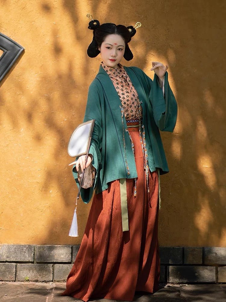 Wei Jin Dynasty Hanfu Jiao Hua - Jianxi Hanfu