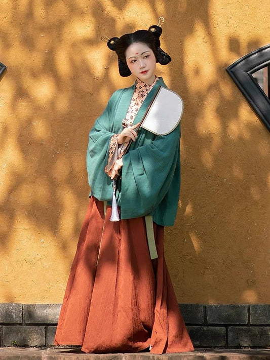 Wei Jin Dynasty Hanfu Jiao Hua - Jianxi Hanfu