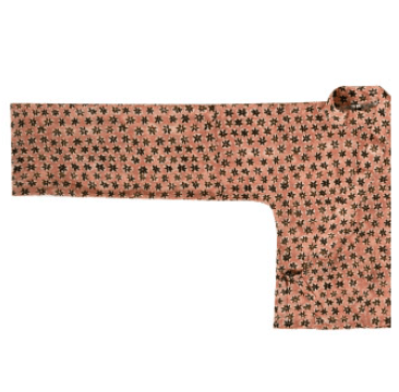 pink cross collar shirt women's hanfu - Jianxi Hanfu