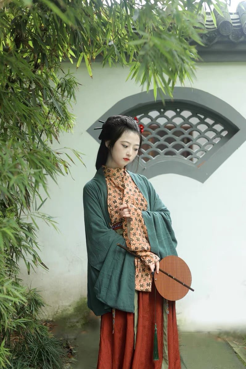 Wei Jin Dynasty Hanfu Jiao Hua - Jianxi Hanfu