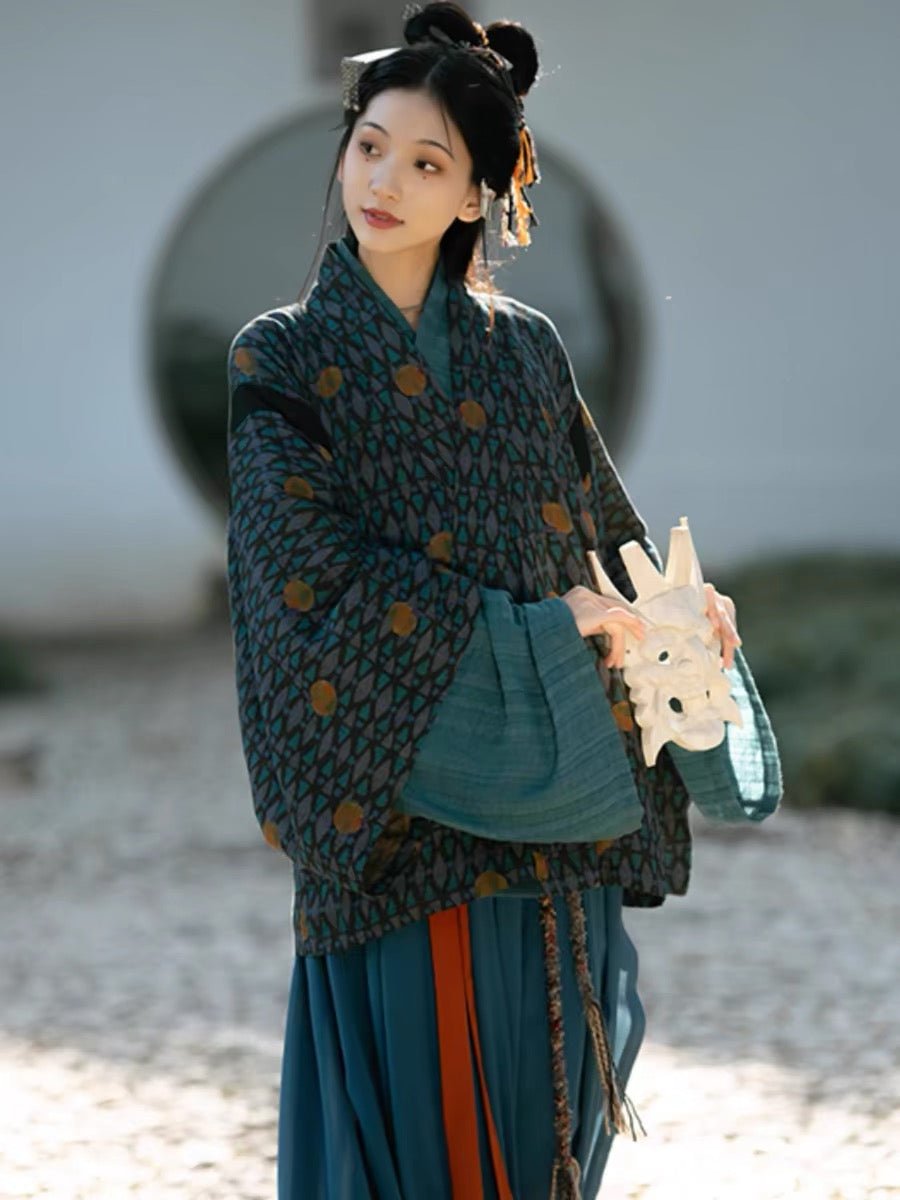 wei jin dynasty women's hanfu ruqun poqun girls' dress-Jianxi Hanfu