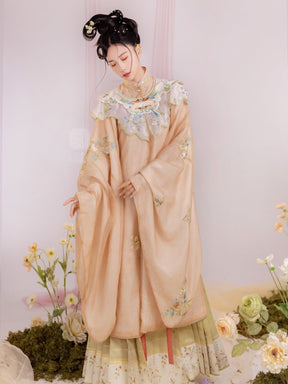 pink hanfu dress girls clothes-Jianxi Hanfu