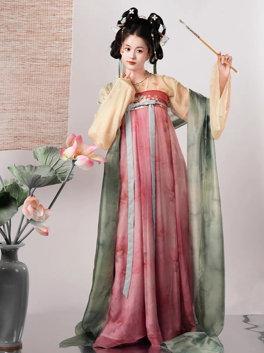 qixiong ruqun summer dress-Jianxi Hanfu