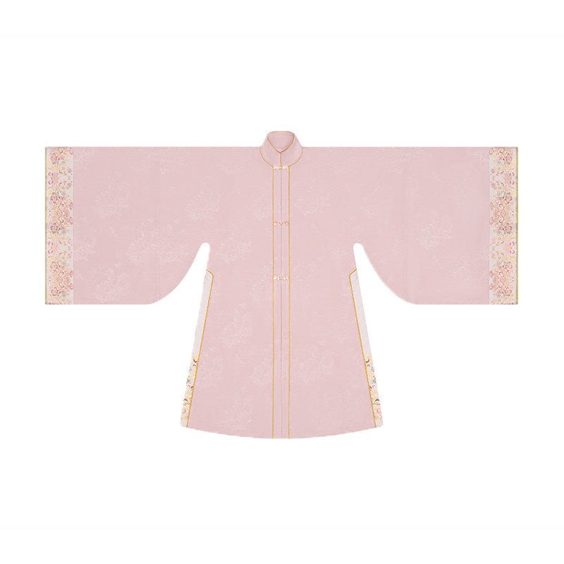 ming dynasty women's clothes pink dashan shirt - Jianxi Hanfu