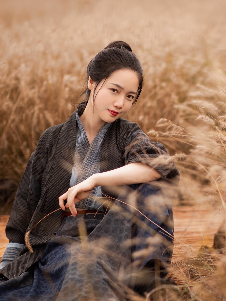 grey ru shirt northern wei dynasty clothing women's hanfu -Jianxi Hanfu