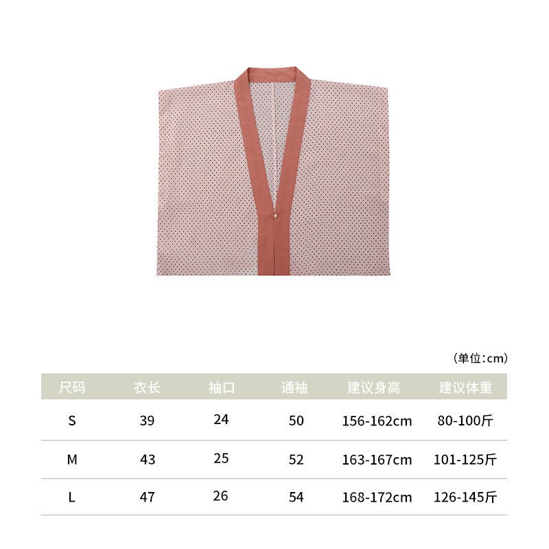 chinese tang dynasty women's summer hanfu pink beizi shirt - Jianxi Hanfu