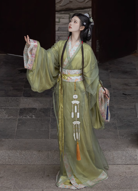 warring state period women hanfu Chinese robes-Jianxi hanfu