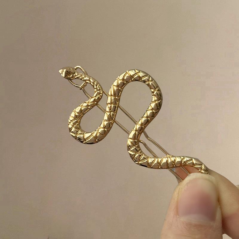 Zodiac Snake Bangs Hair Clip - Jianxi Hanfu