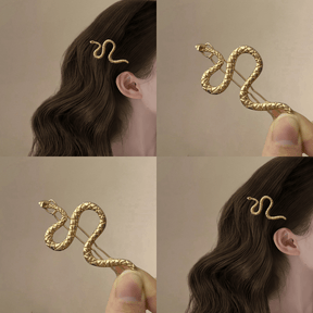 Zodiac Snake Bangs Hair Clip - Jianxi Hanfu