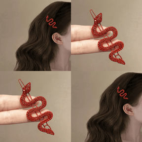 Zodiac Snake Bangs Hair Clip - Jianxi Hanfu