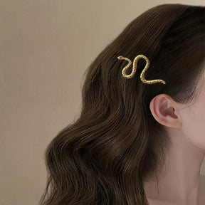 Zodiac Snake Bangs Hair Clip - Jianxi Hanfu